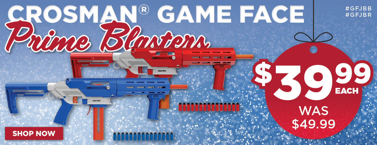 Crosman Game Face Prime Blasters